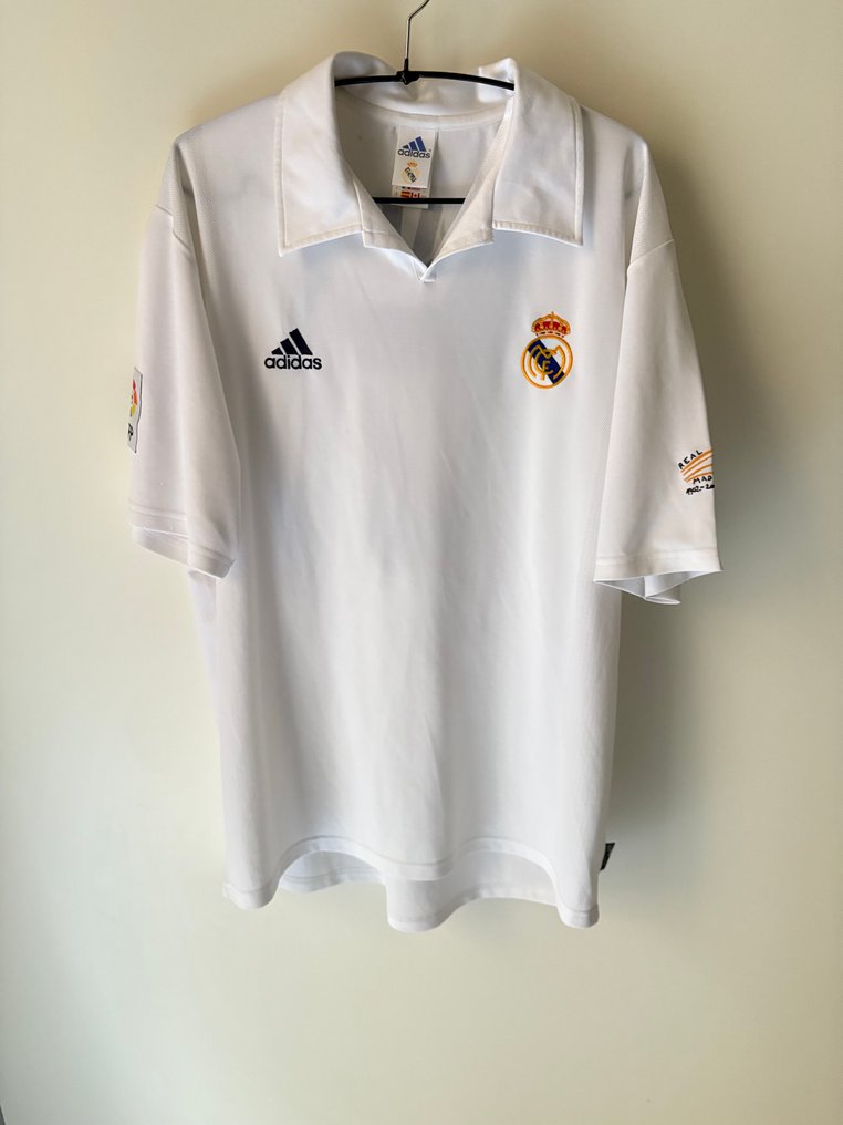 皇家馬德里 - 西班牙甲級足球聯賽 - raul gonzalez blanco - 2002 - 足球衫 #1.0