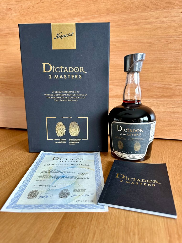 Dictador - 2 Masters 1971/74/78/80 Niepoort Port Pipe - b. 2021 - 700ml #1.0