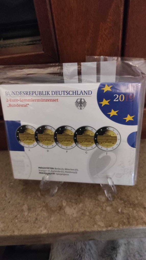 Germany. 2 Euro 2017/2021 (25 monete - 5 sets) (No reserve price) #4.3