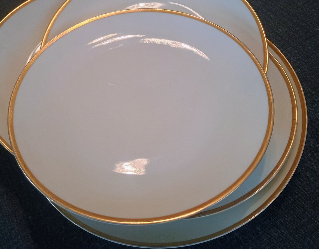 Arzberg Bavaria - 12人用餐具套装 (30) - 瓷, 金 - 金色边框 #3.2