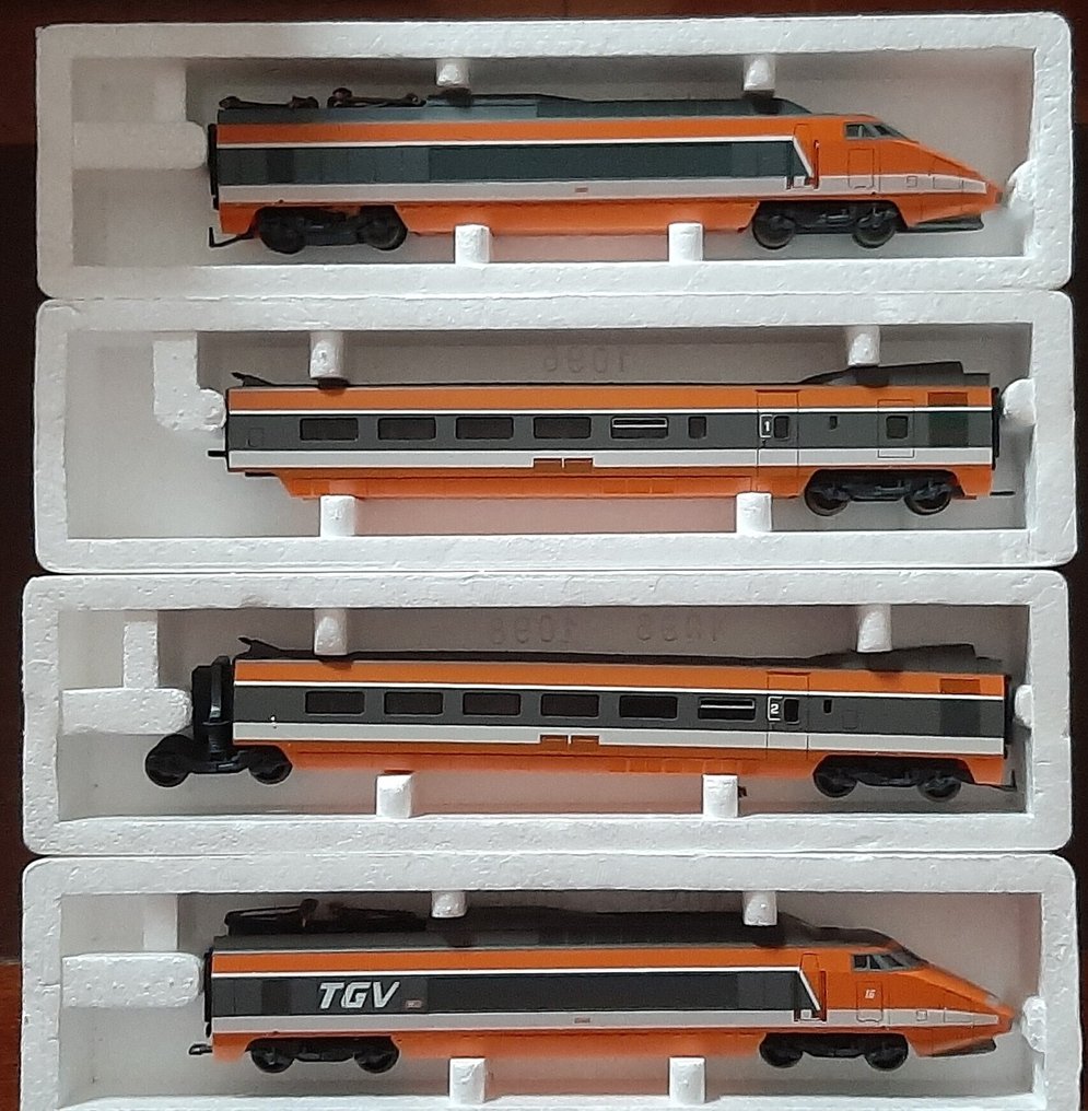 Lima H0 - 201099/201096/201098 - Tog enhet (4) - Bestående av TGV sørøst, 4 rom. - SNCF #1.0