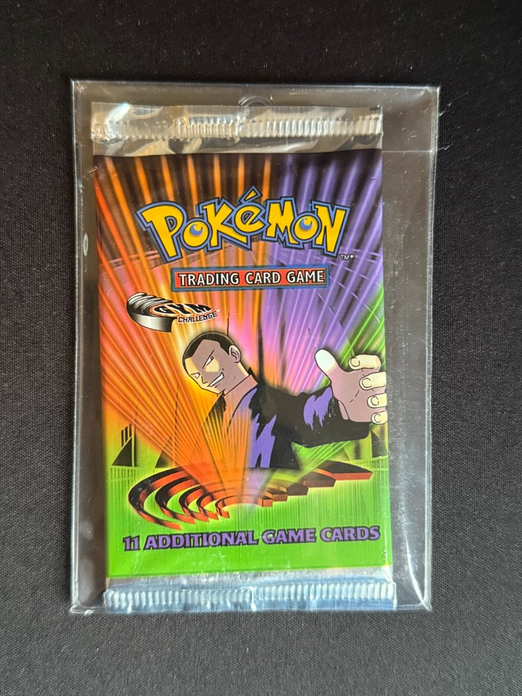 Pokémon - 1 Booster pack - Gym challenge booster temp sealed - Various sets #1.0