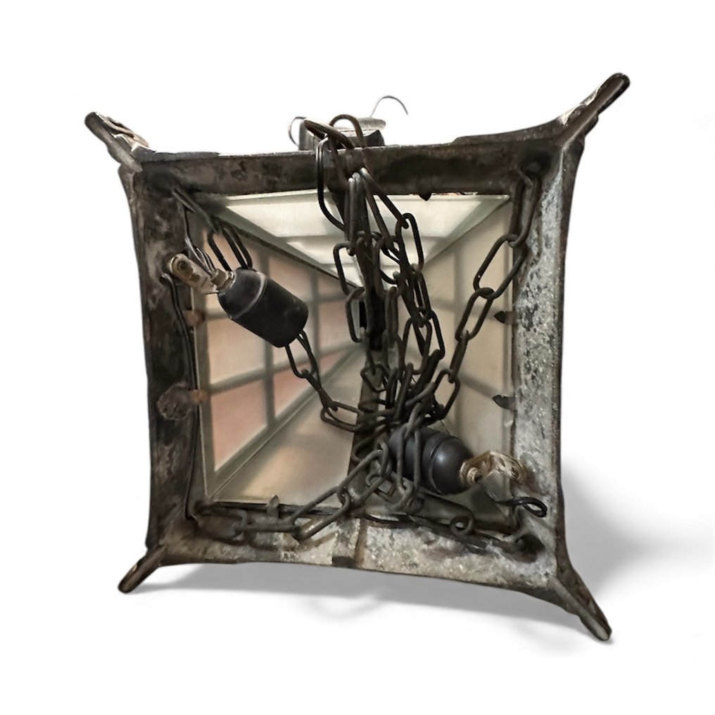 Max Le Verrier - Hanging lamp - Bronze - Art Deco #4.3