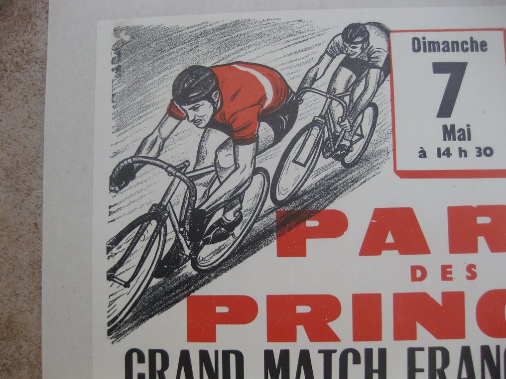 Anonymous - PCyclisme Parc des Princes - Grand Match France-Etrangers 1962 Anquetil, Darrigade .. Bobet etc.. - Lata 60. #2.1