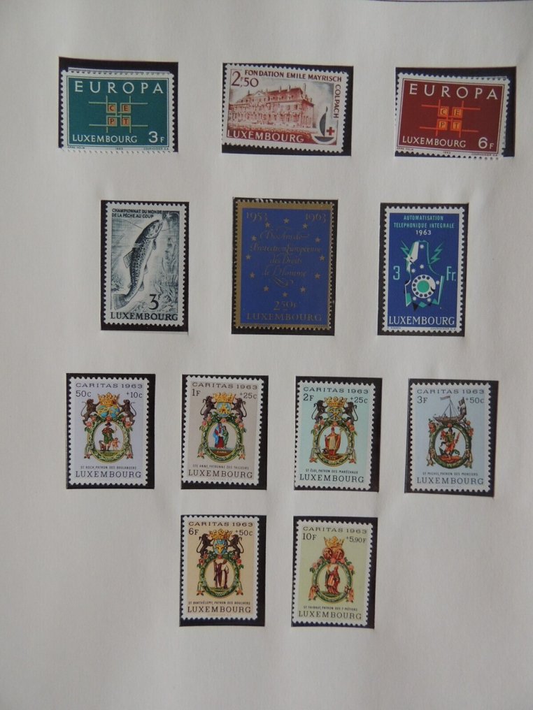 Luxembourg 1962/2000 - Collection dans 2 reliures SAFE Y&T C/V 1350 € #3.2