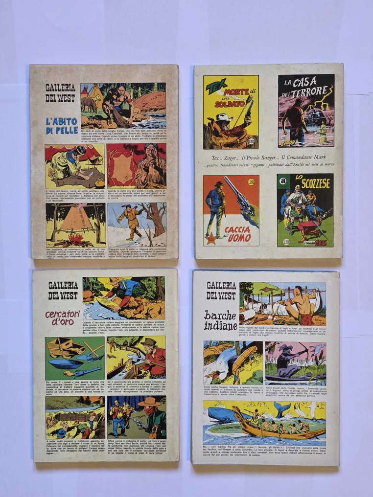 Collana Rodeo - Storia del West Nr. 9, 10, 12, 13 - 4 Comic - Πρώτη έκδοση - 1968 #1.0