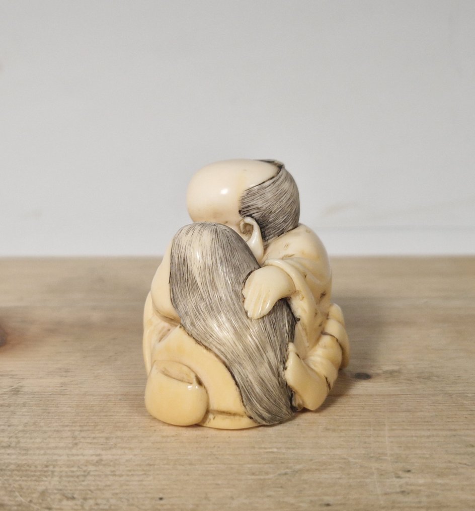 Οκαμέ και Χιοτόκου - Ελεφαντόδοντο - Ιαπωνία - Meiji period (1868-1912) #2.1