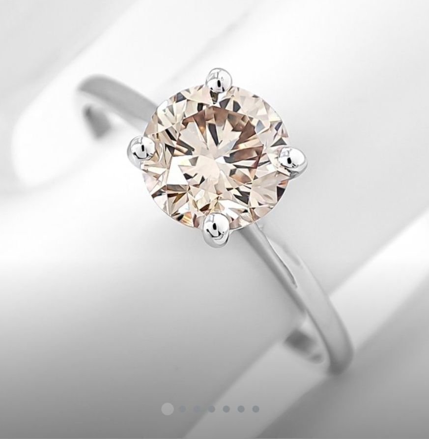 Δαχτυλίδι αρραβώνων - 14 καράτια Λευκός χρυσός -  1.01ct. tw. Διαμάντι (Φυσικό) #4.3