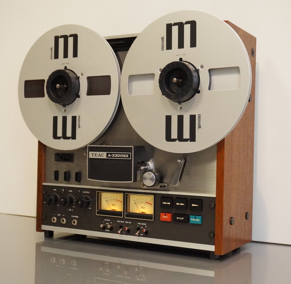 TEAC - A3300SX / 3 马达 / 3 头 / 4 轨 / 高序列号 26厘米开盘磁带机 #2.1