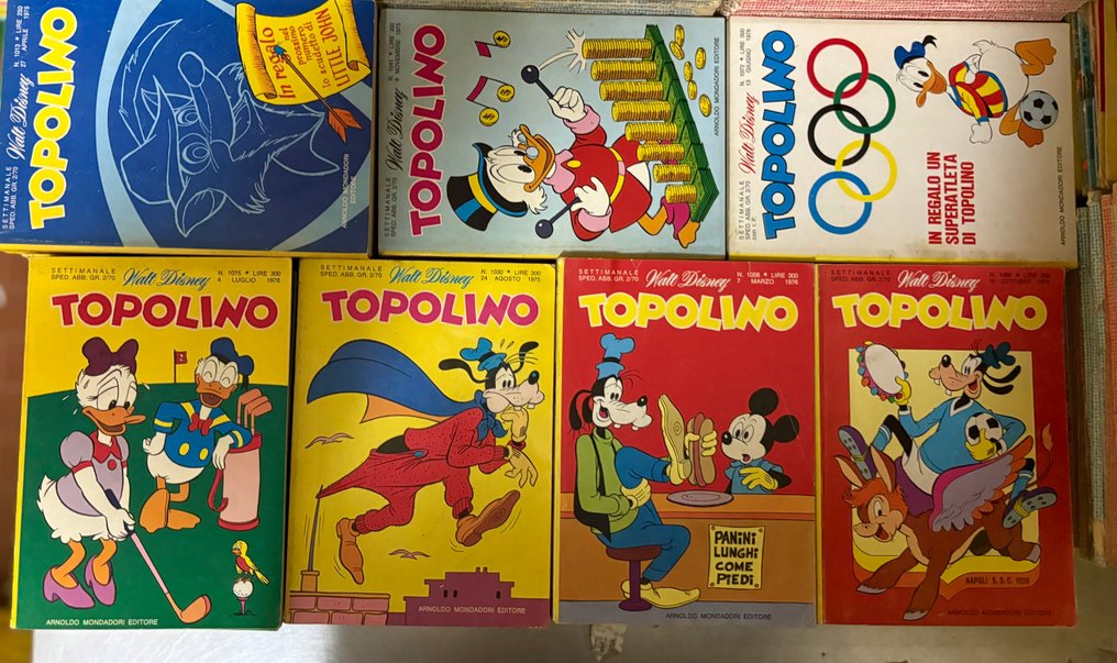Topolino 1001/1089 - Lotto di 87 libretti - 87 Comic - EO #3.2