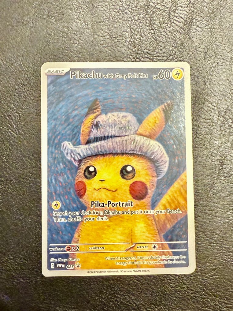 Pokémon - 1 Card - Pikachu with Grey Felt Hat #1.0