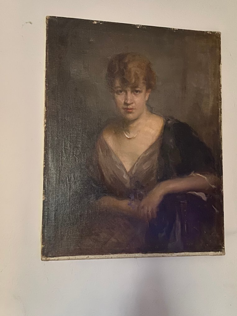 Italian School (XIX-XX) - Ritratto di nobildonna #1.0