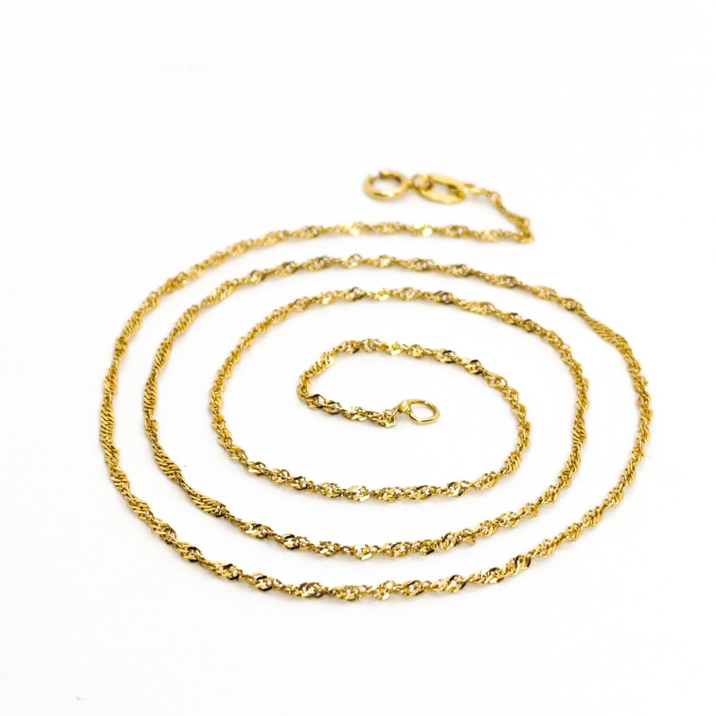 沒有保留價 - 吊墜頸鏈 - 18 克拉 黃金 #3.2