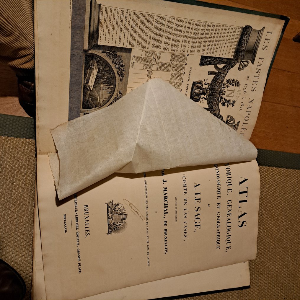 比利时 - 布鲁塞尔; Alexandre De Mat - Atlas géographique, historique et généalogique du monde - 1821-1850 #1.0