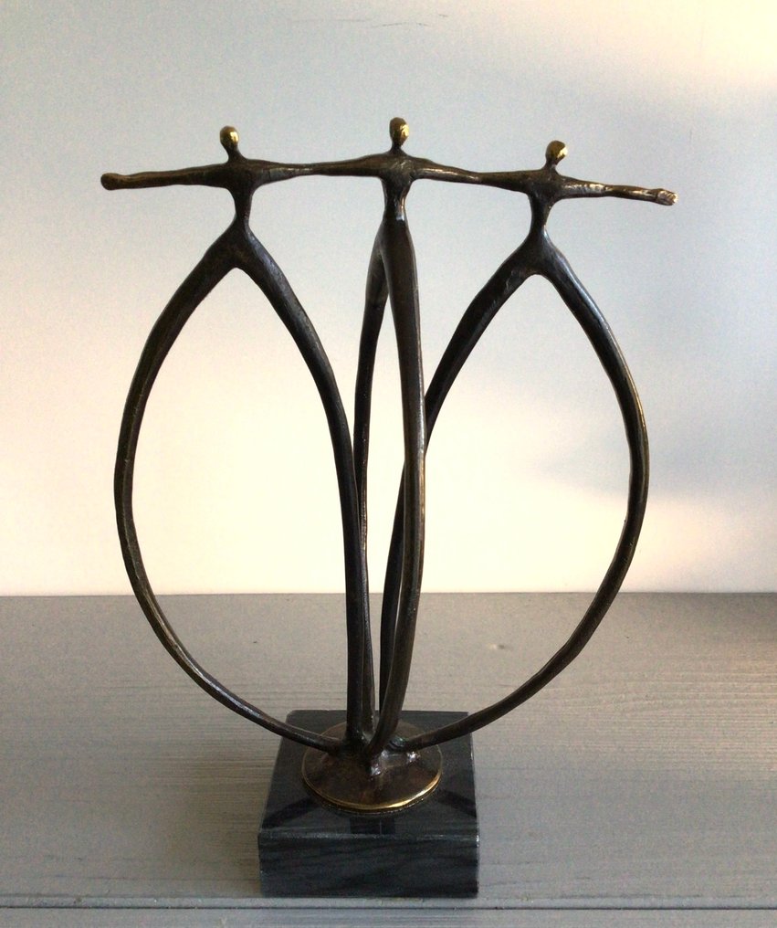 Corry Ammerlaan - 雕刻, “ Drie-eenheid “ - 22 cm - 合金 #1.0