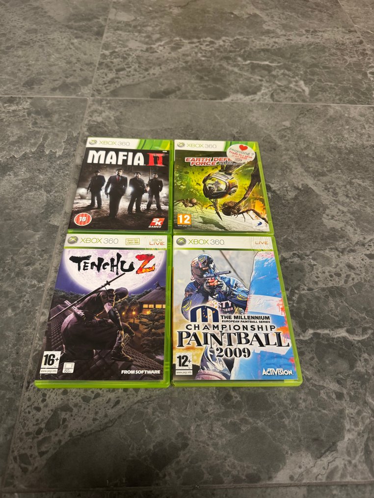 Microsoft - Xbox 360 - Lot of 4 - Video game - In original box #1.0
