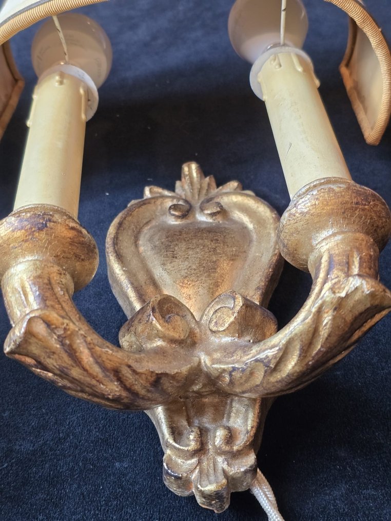 Fali lámpatest (2) - Aranyozott fa #4.3