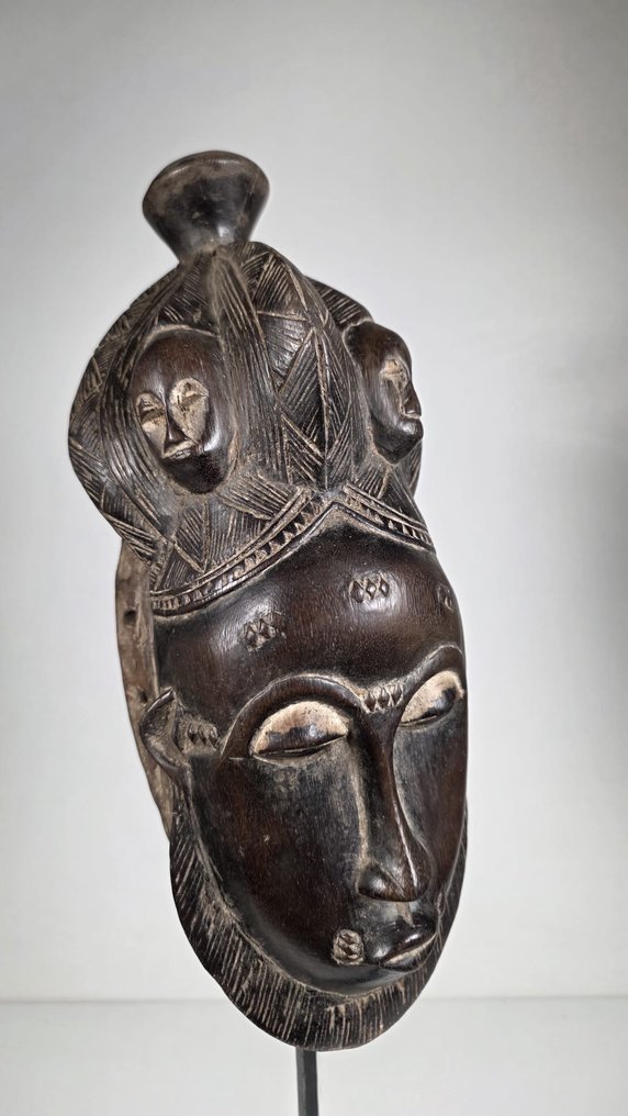 Wooden mask - Baule - Côte d'Ivoire  (No reserve price) #4.3