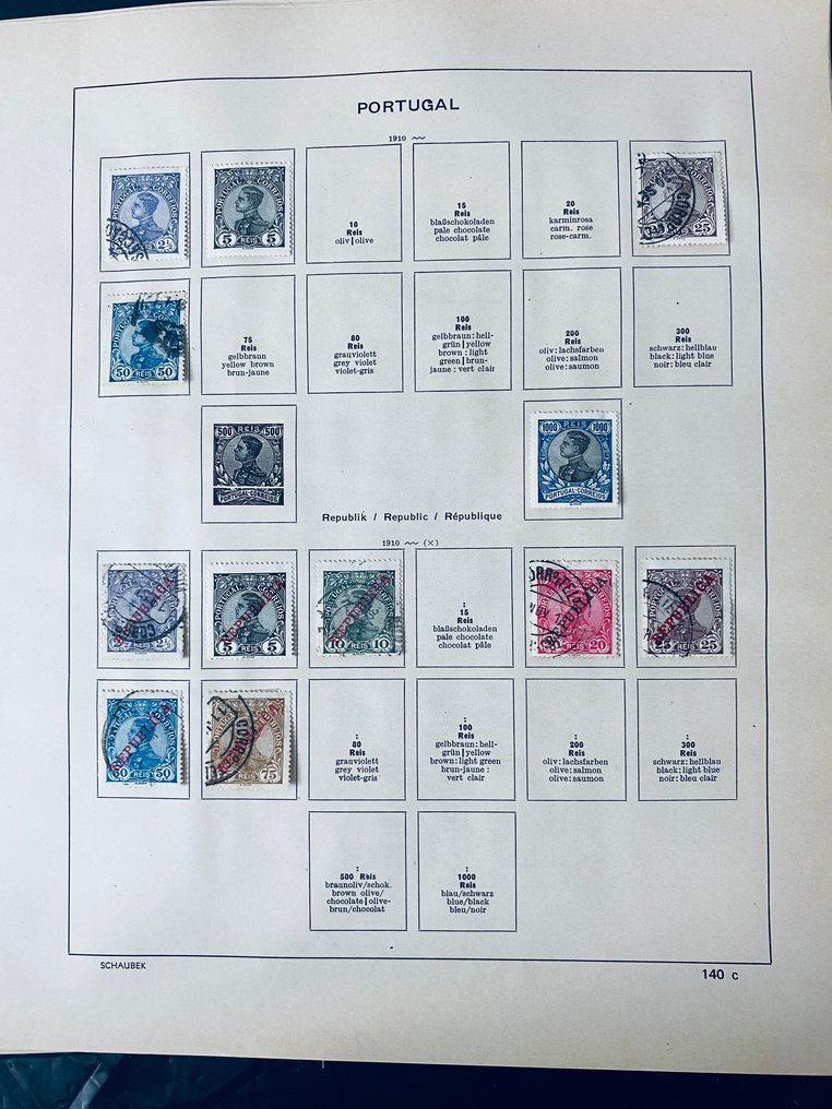 Portugal - Portugal collection on album pages #2.1