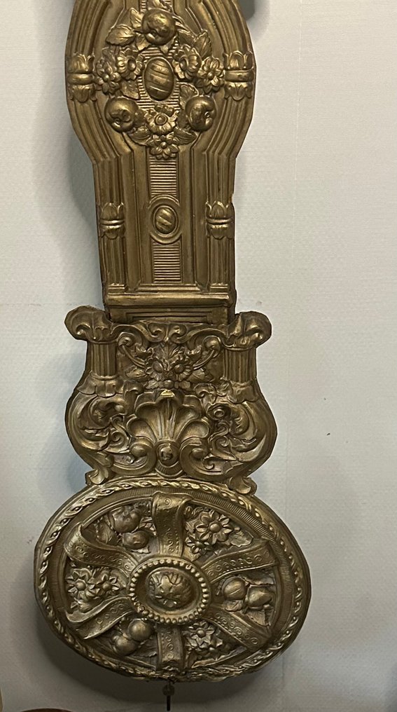 Comtoise óra -   Sárgaréz, Vas, Zománc - 1900-1910 #4.3