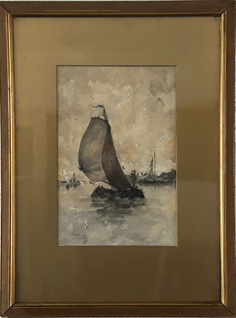 Hobbe Smith - Hollandse schuit met stadsgezicht #4.3