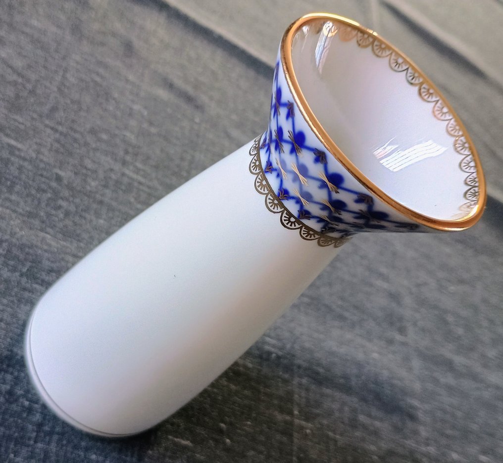 Lomonosov Imperial Porcelain Factory - Illallisastiasto - Cobalt Net - 24 kt kultaa - Koboltinsininen ja kulta #2.1