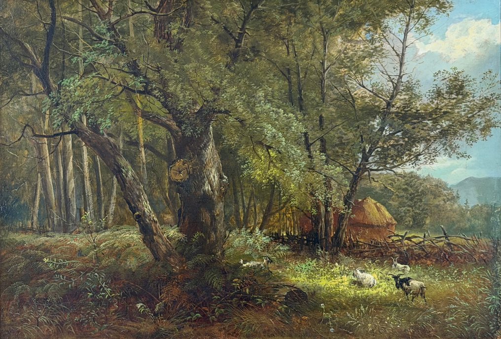 Paul H Ellis (act. 1882-1908) - The skirts of the forest #1.0