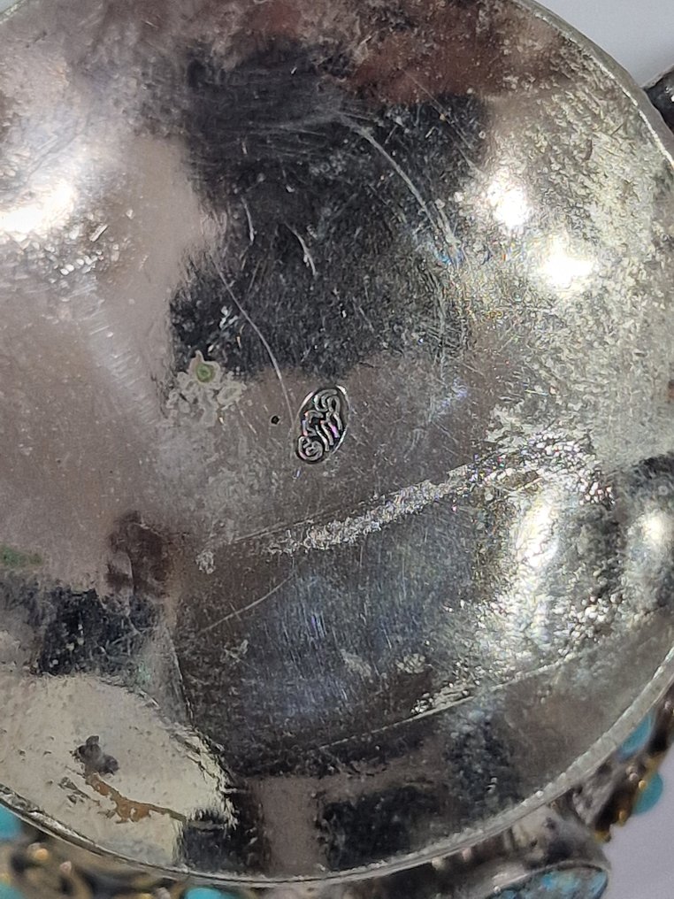  犹太文物 (2) - 镀银 - 1970-1980 - 小犹太杯  #4.3