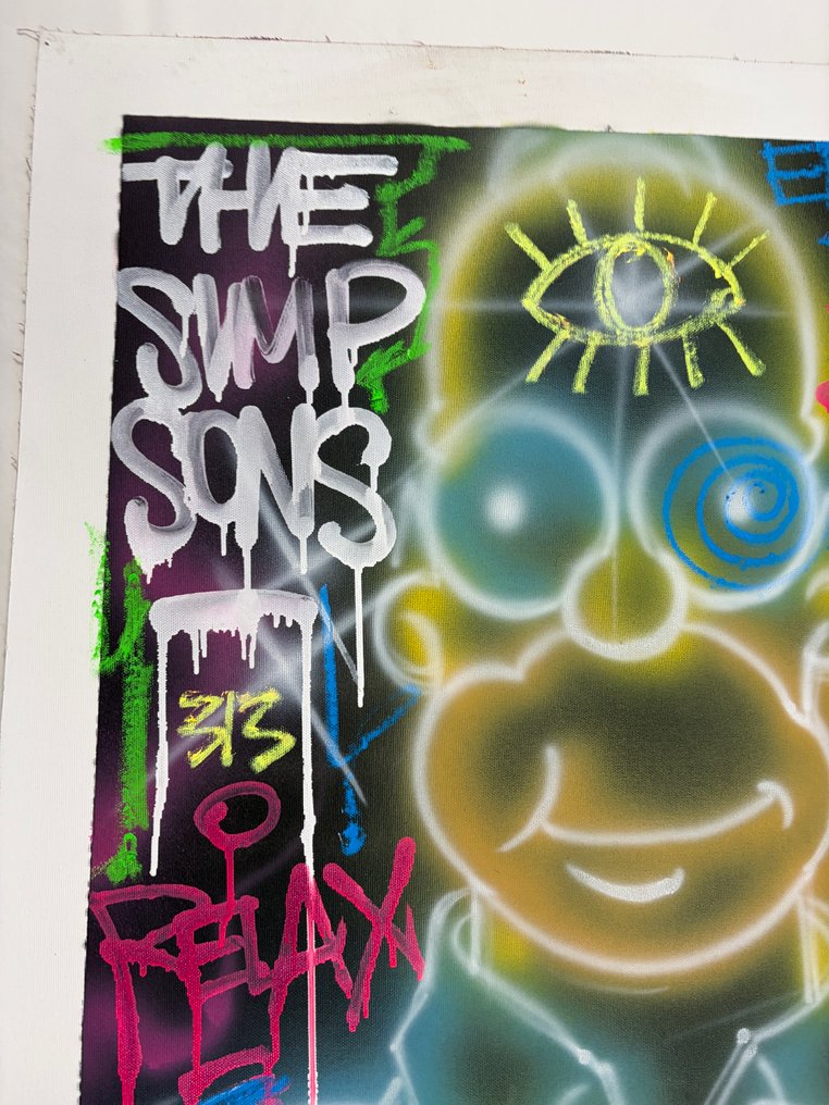 Outside313 - Homer Simpson - Eat, Tv, Repeat - Neon black edition #3.2