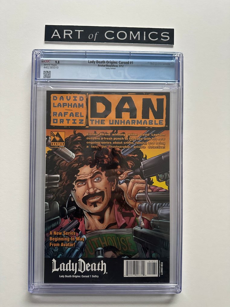 Lady Death Origins: Cursed #1 - Sultry Edition - CGC 9.8 - 1 Graded comic - 第一版 - 2012 #1.0