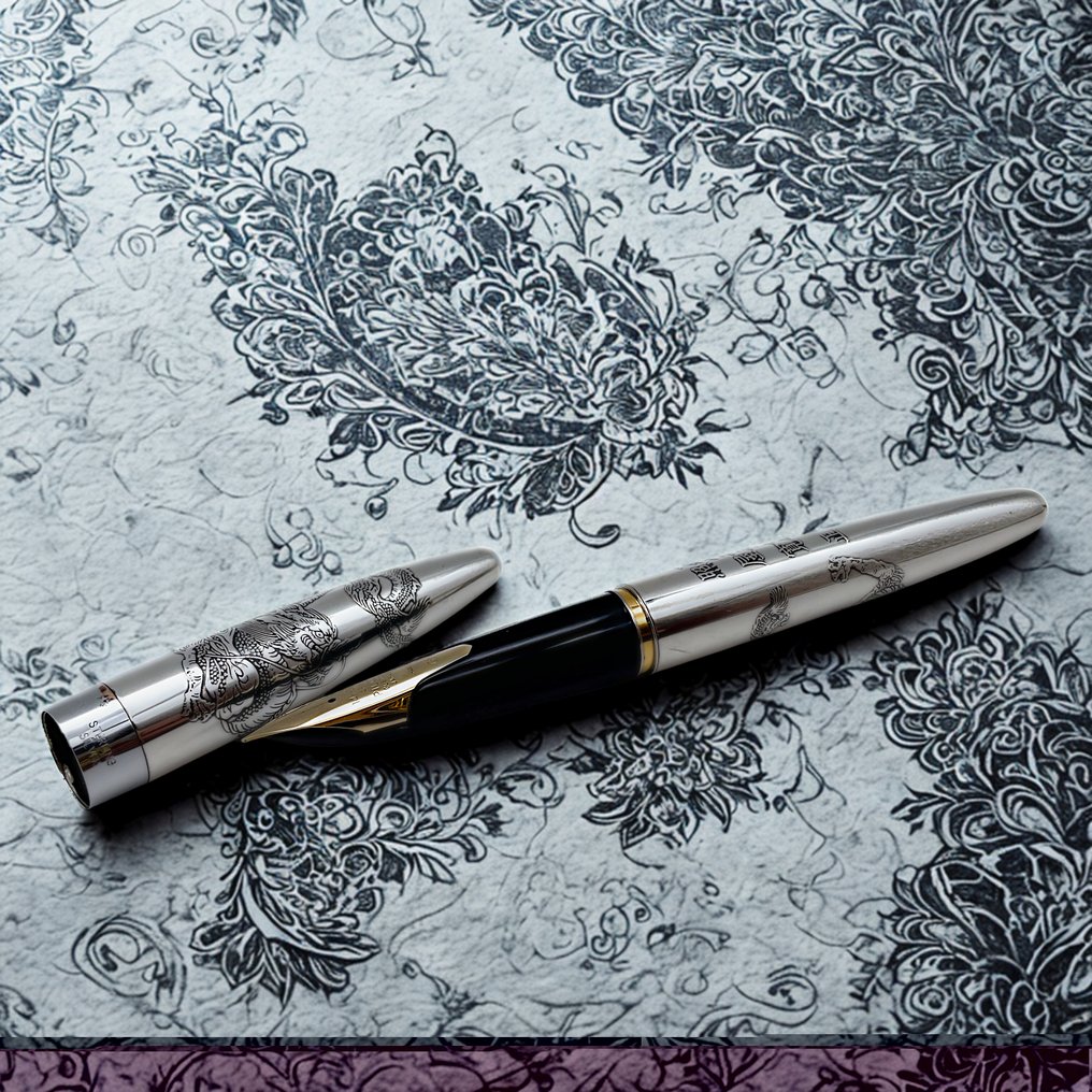Pilot - SILVERN Dragon model STERLING SILVER - Nincs minimálár - Töltőtoll #1.0