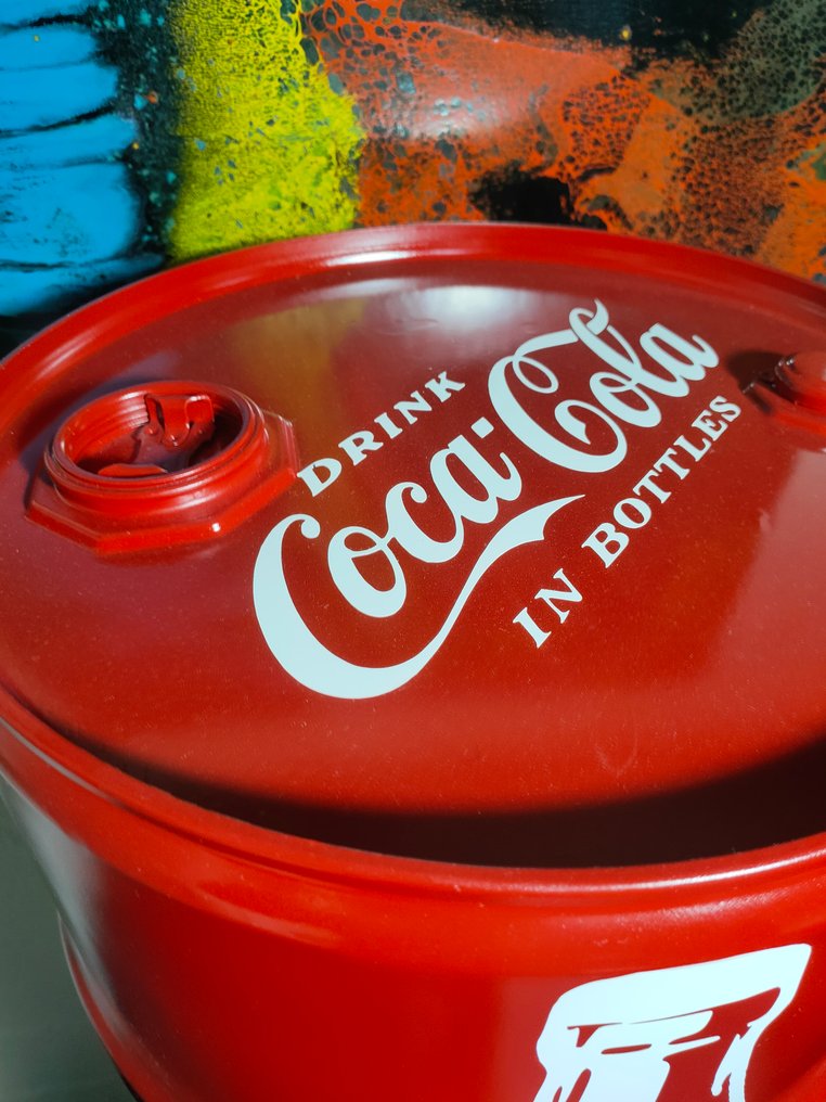 fp pop art - Coca cola Classic Bidon (65cm) Coca cola luxury Limited Édition 1/1 2025 #4.3
