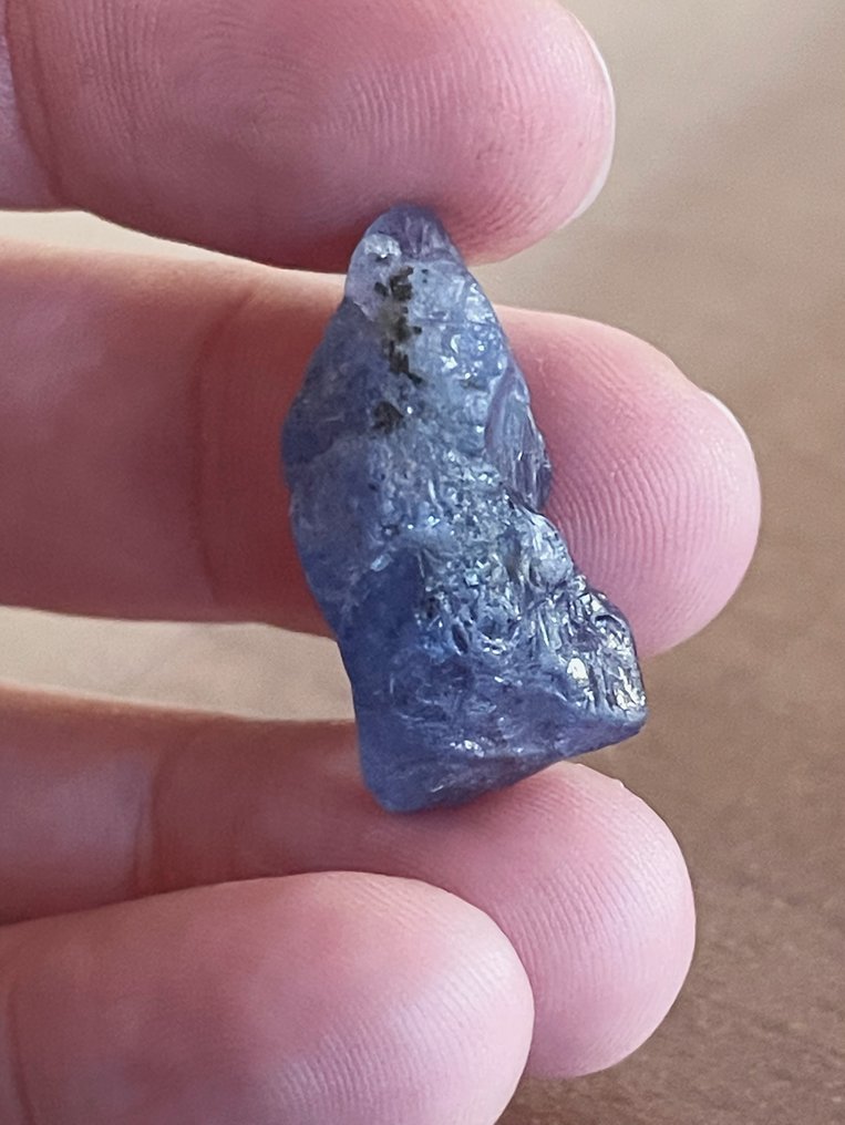 Tanzanite Amazing Royal Blue/Violet 33,6 Ct. Original Untreated Tanzanite Crystal. Natural, %100 - Height: 27 mm - Width: 12 mm- 6.72 g #2.1