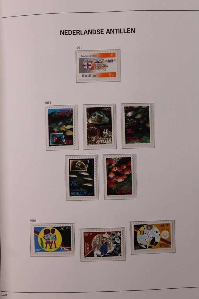 Antilele Olandeze 1990/2010 - Colecție avansată DAVO LX, album de pretipărire + casetă - fără preț minim #4.3