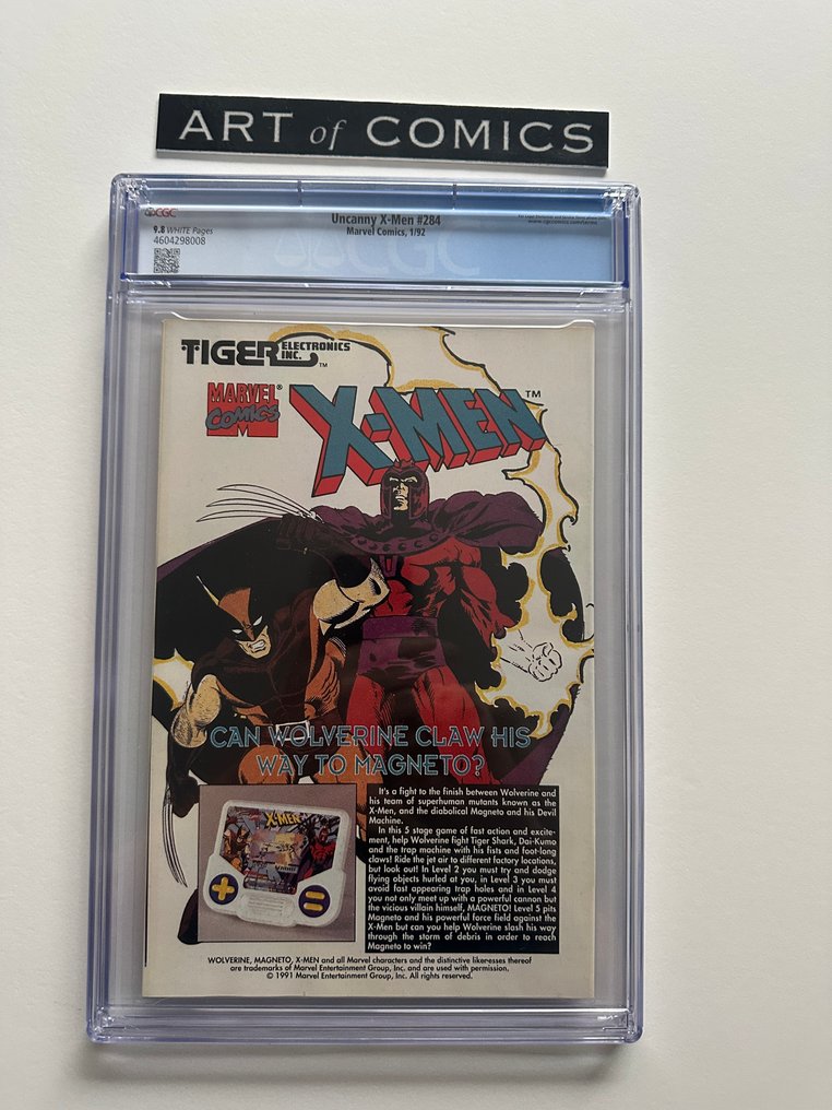 X-Men #284 - Sunfire appearance - CGC 9.8 - 1 Graded comic - First edition - 1992 #1.0