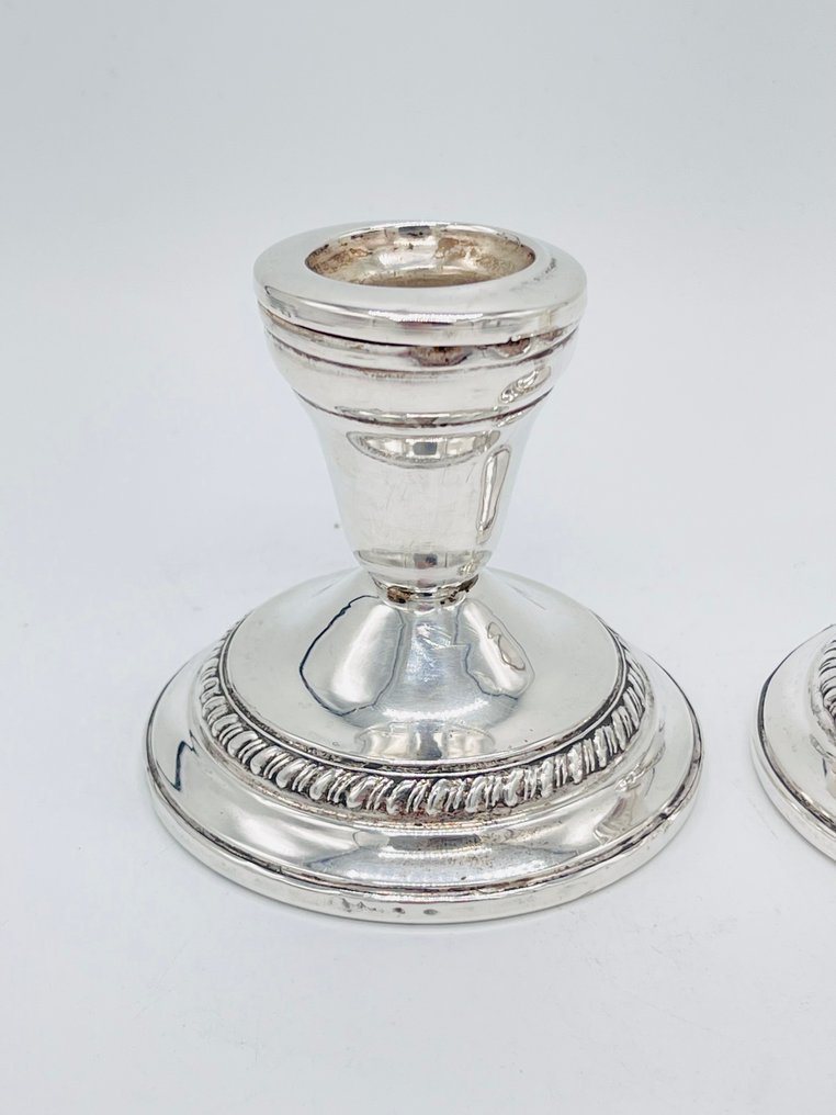 Candeliere (2) - .925 argento - Coppia di candelabri #1.0