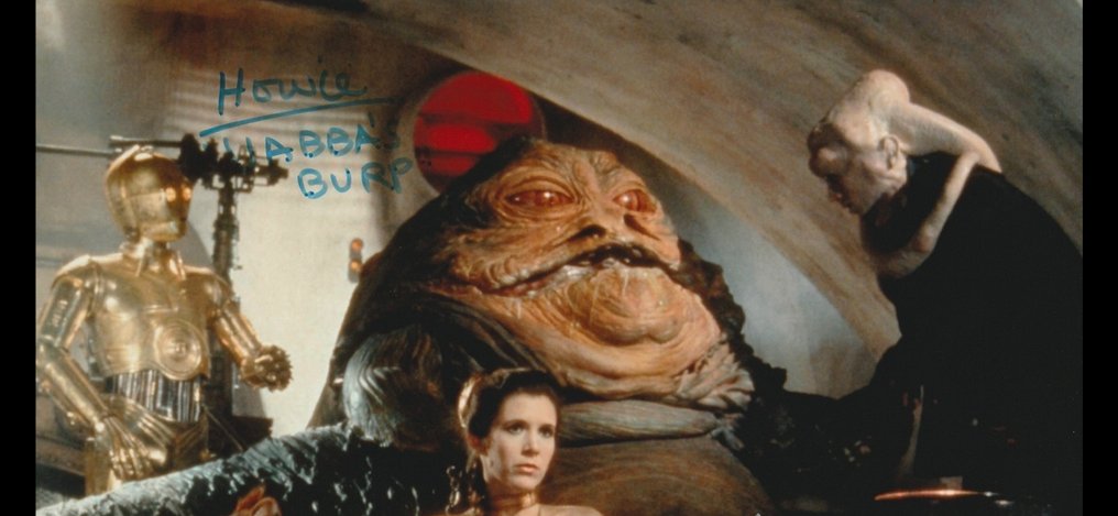 Star Wars Episode VI: Return of the Jedi - Jabba the Hutt - Signed by John Coppinger and Howie Hammermann #4.3