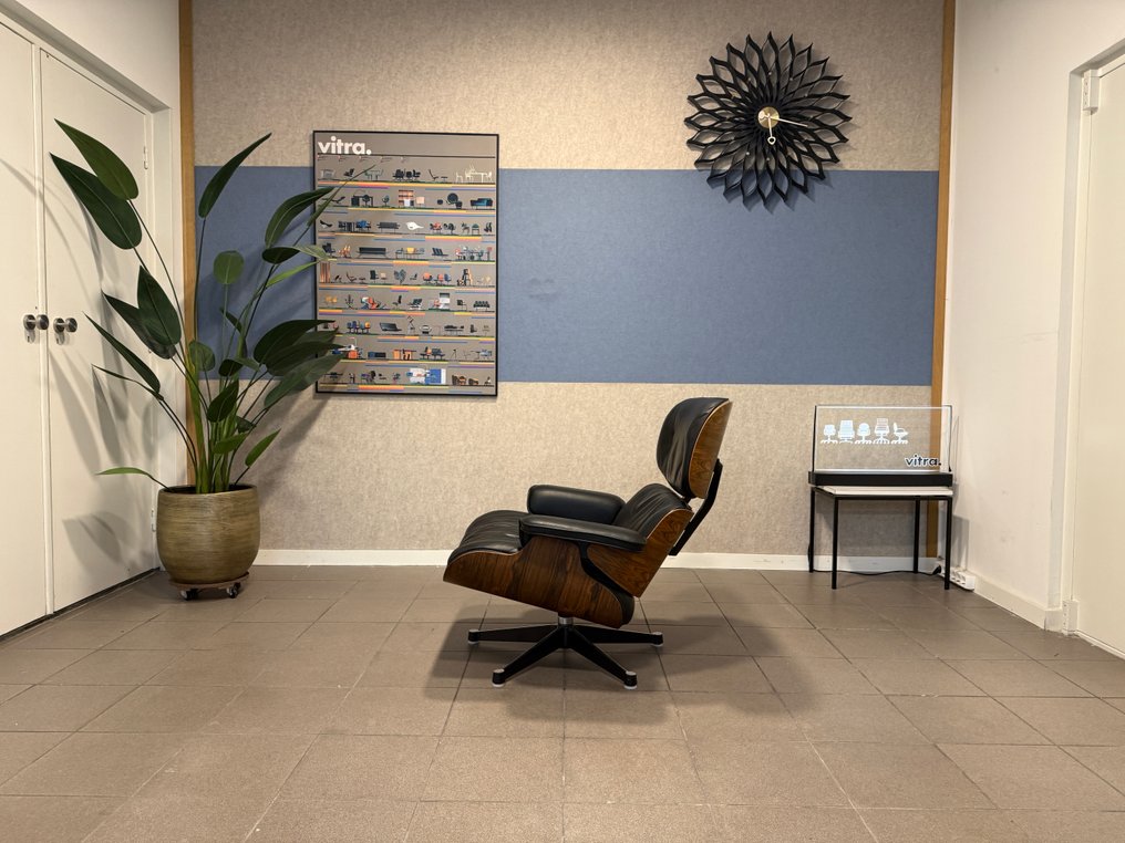 Vitra - Charles & Ray Eames - Șezlong canapea - Model 670 & 671 - Piele, Lemn de trandafir, Aluminiu #3.2