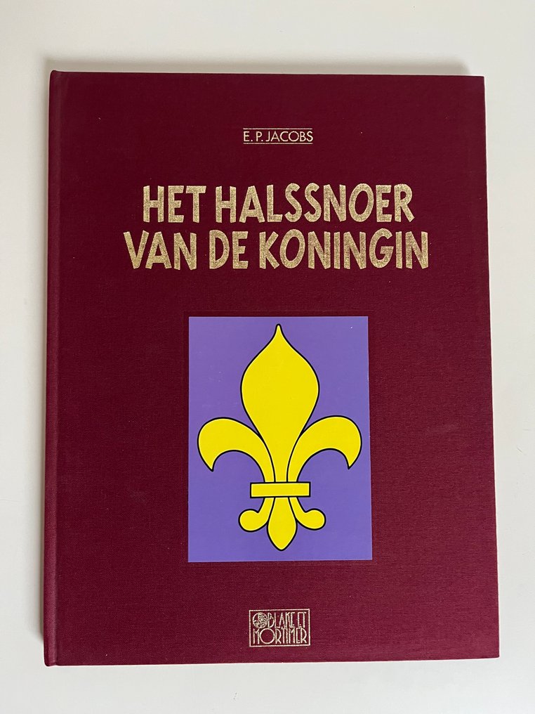 Blake en Mortimer 7 - Het Halssnoer van de koningin Luxe linnen HC + Dossier Jacobs - 2 Album - 第一版 - 1991 #1.0