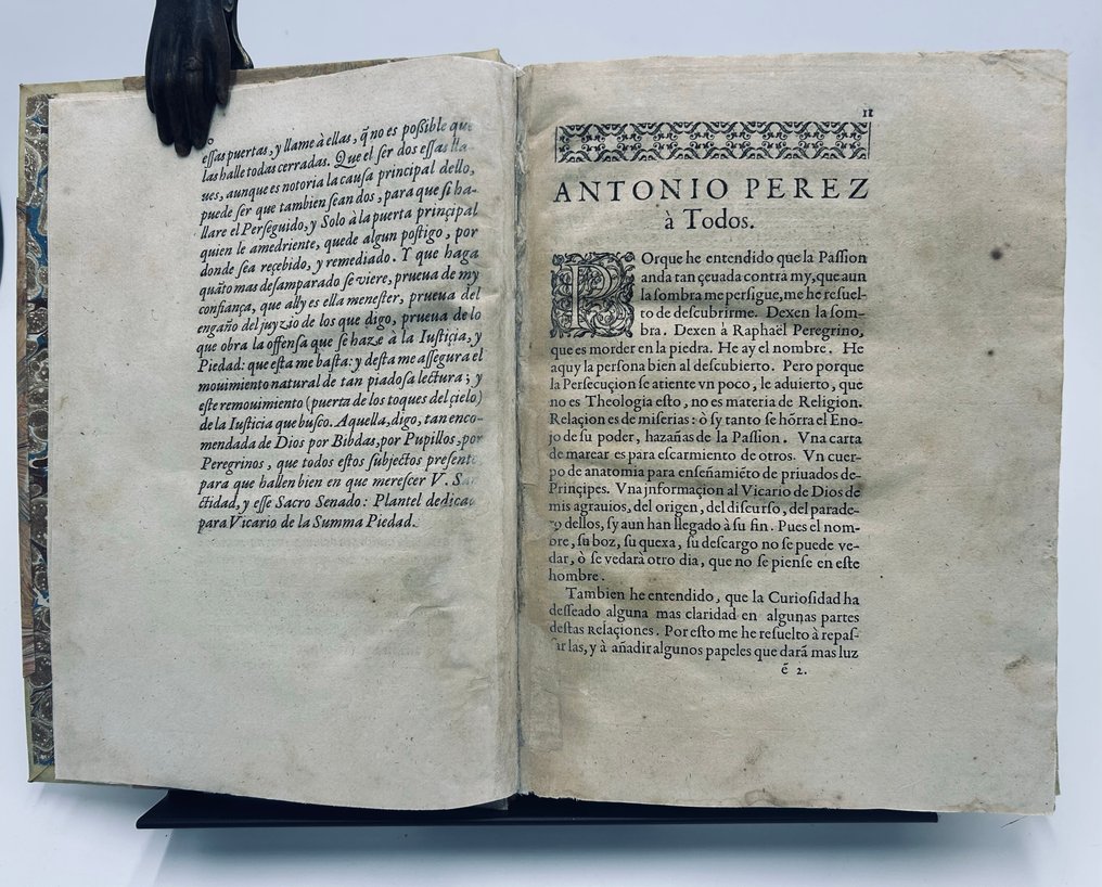Antonio Pérez - Relaciones de...Secretario de Estado, que fue, del Rey de España Don Phelippe II deste nombre - 1598 #4.3