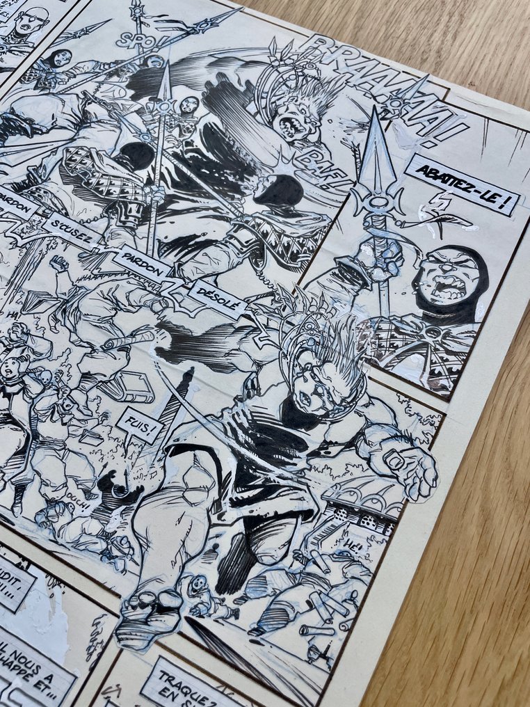 Tarquin, Didier - 1 Original page - Lanfeust - Tome 2 - Thanos l'incongru - 1995 #4.3