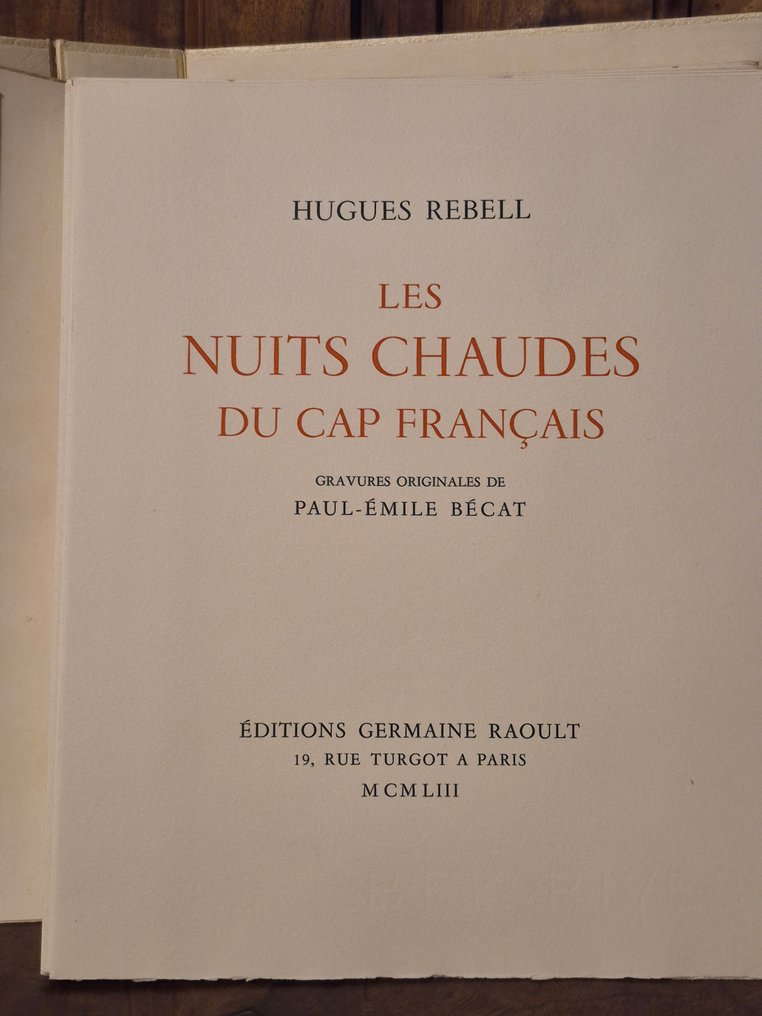 Hugues Rebell / Pétrus Borel / Gradassi / P.E Becat - Contes Immoraux / Les Nuits Chaudes du Cap Français - 1951-1953 #3.2