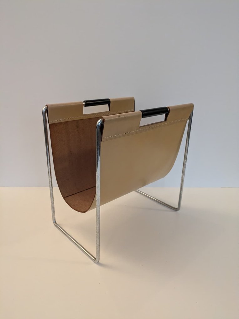 Van Elderen Nederland - Brabantia - Tidningsställ - Läder, Trä #3.2