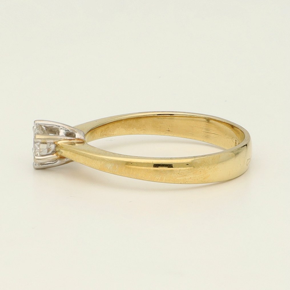 戒指 - 14 克拉 黃金 - 0.38ct. tw. 鉆石 (天然) #2.1