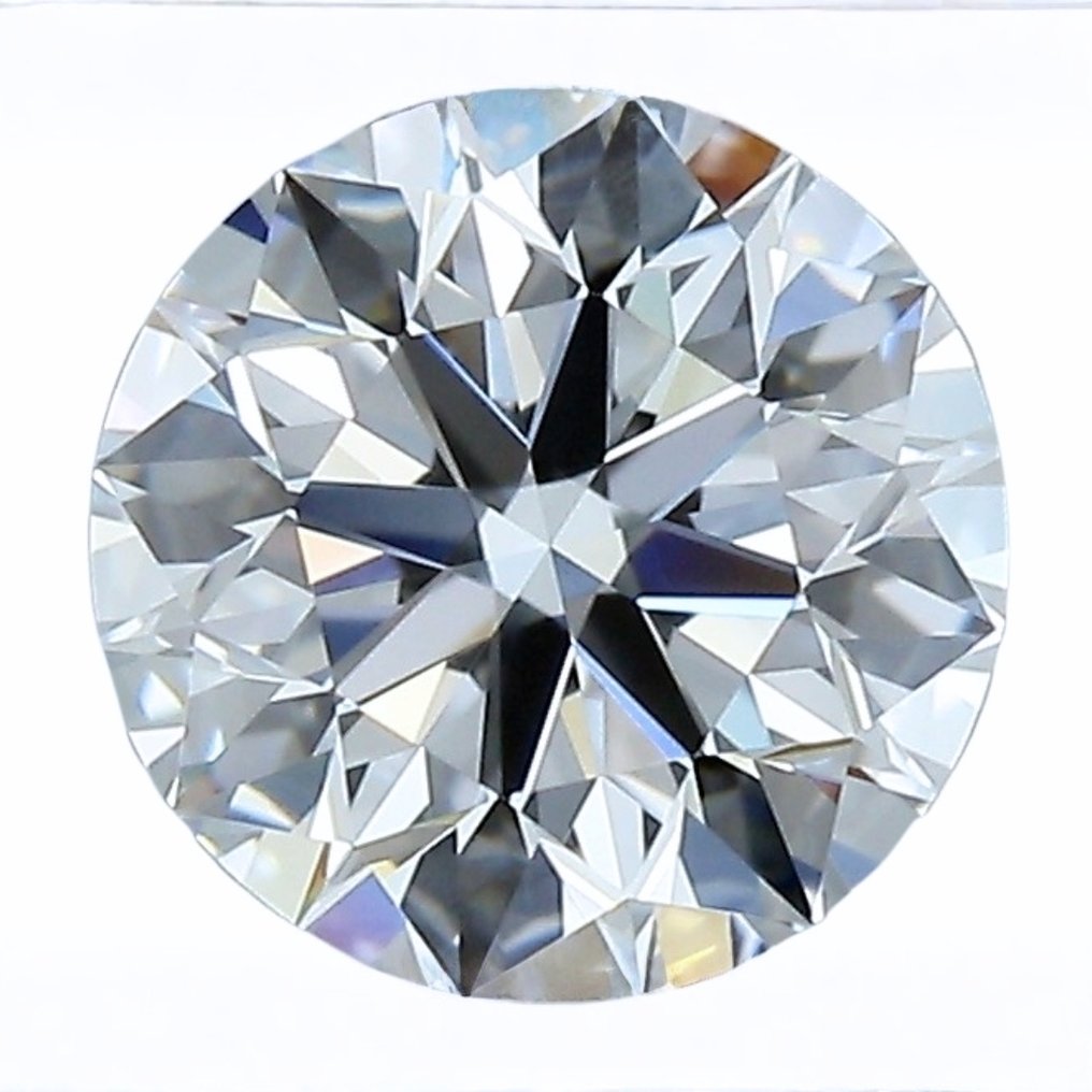 1 pcs 钻石  (天然)  - 0.96 ct - 圆形 - D (无色) - VS1 轻微内含一级 - 国际宝石研究院（IGI） - 耀眼的钻石 #1.0