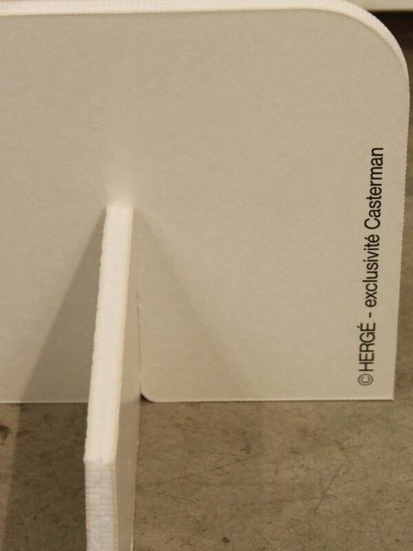 Casterman (exclusivite) Herge. Winkeldisplay Kuifje Tin Tin en Bobbie - Φιγούρα - Γελαμιναρισμένο σε πολυστερενικό αφρό. #1.0