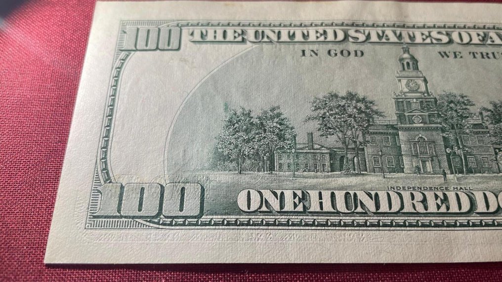 États-Unis d'Amérique. - 2 x 1 and 1 x 100 Dollars - various dates (Sans prix de réserve) #2.1