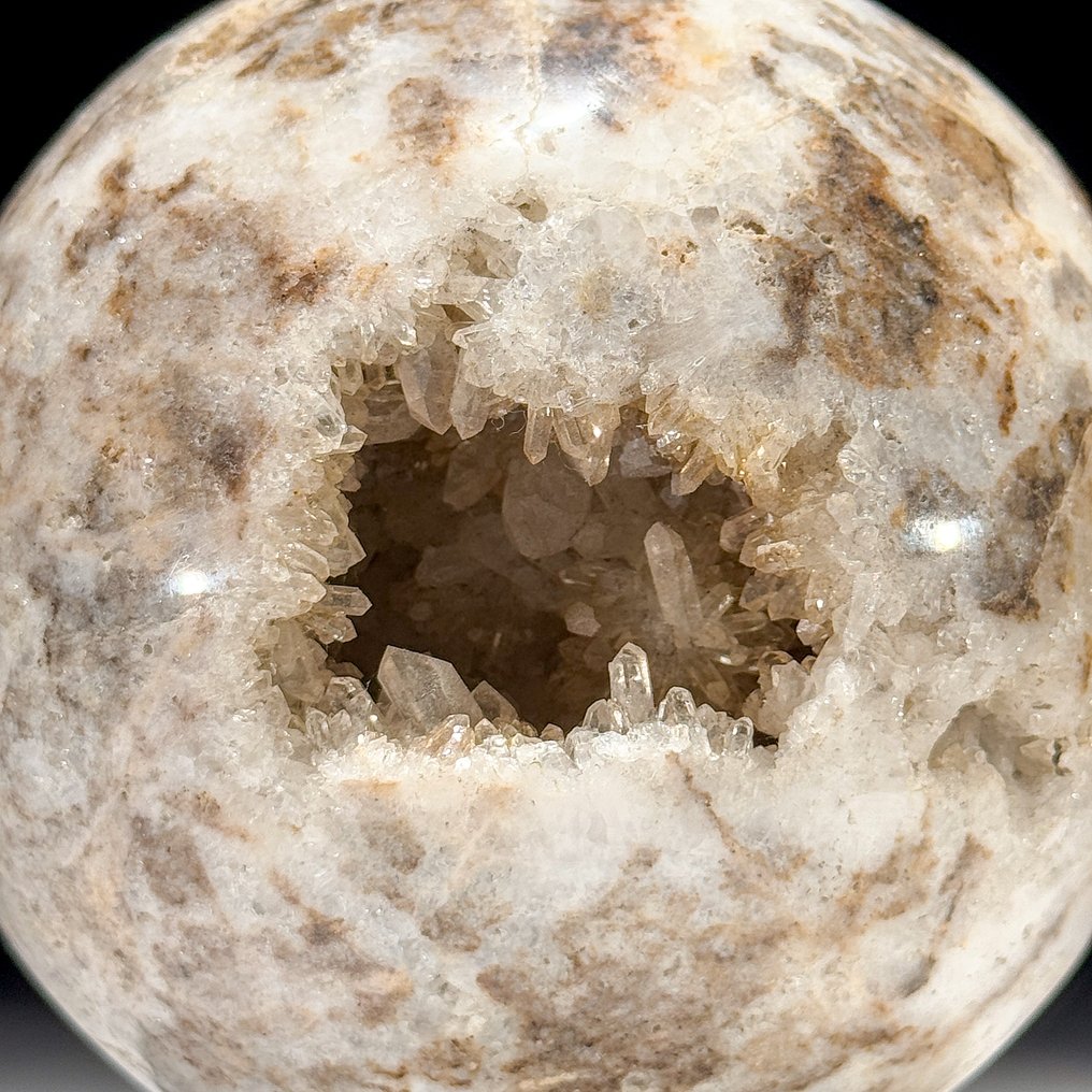 无底价 - 精美的石英水晶对 放在底座上的球体- 2400 g - (2) #2.1