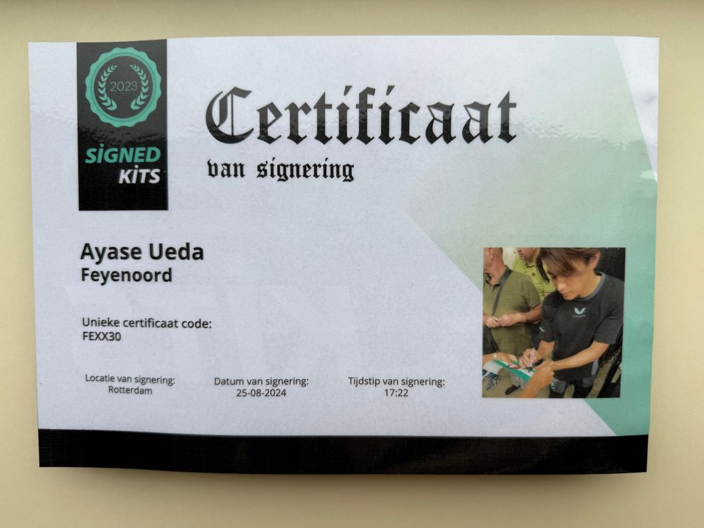 Feyenoord - Holland labdarúgó-bajnokság - Ayase Ueda - 2024 - Kapitányi karszalag #2.1