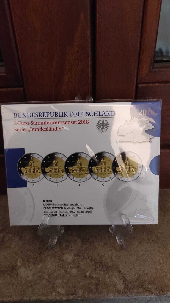 Germany. 2 Euro 2017/2021 (25 monete - 5 sets) (No reserve price) #2.1